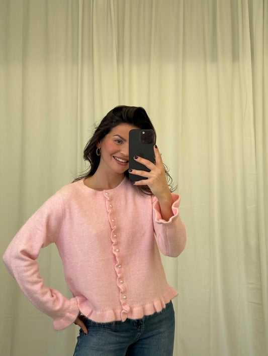⊹ PEARLY Strickjacke Rose ⊹