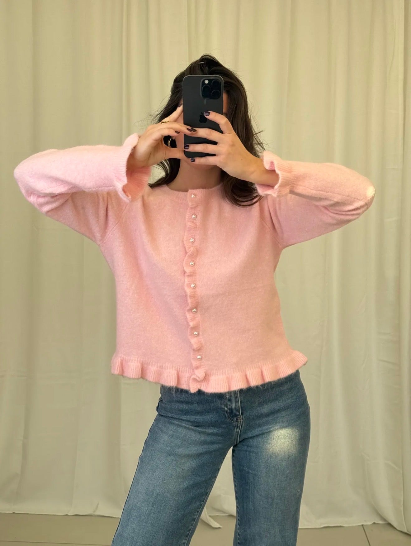 ⊹ PEARLY Strickjacke Rose ⊹