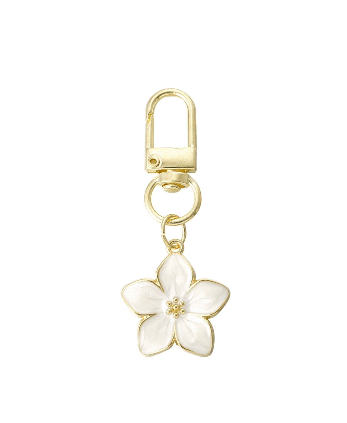 ⊹ FLOWER Taschenanhänger White ⊹