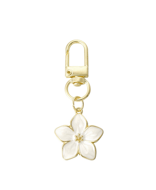 ⊹ FLOWER Taschenanhänger White ⊹