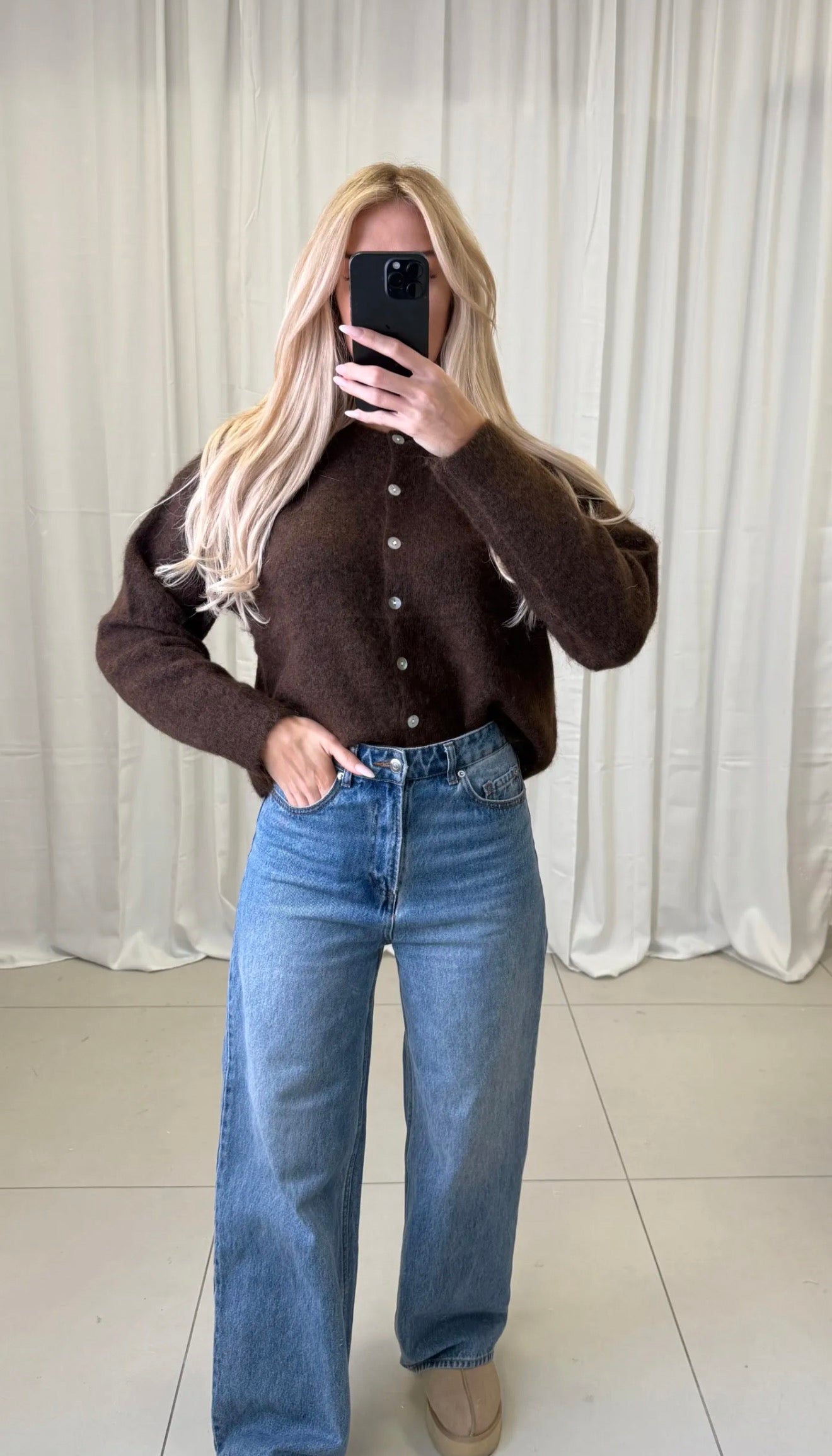 ⊹ FIONA Strickjacke Brown ⊹
