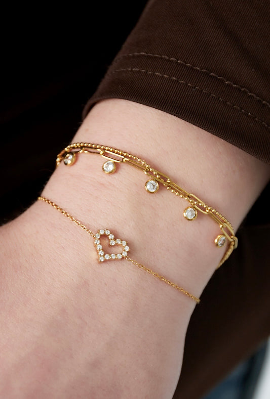 ⊹ HEARTFUL Armband ⊹