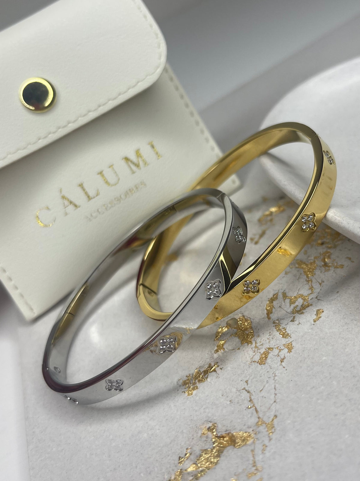 ⊹ SOPHIE Armreif Gold & Silber ⊹