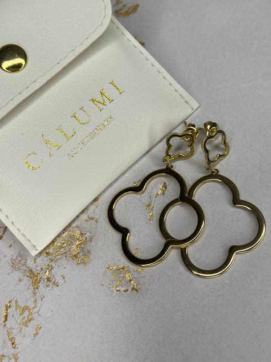 ⊹ JAMIE Double Ohrringe Gold ⊹