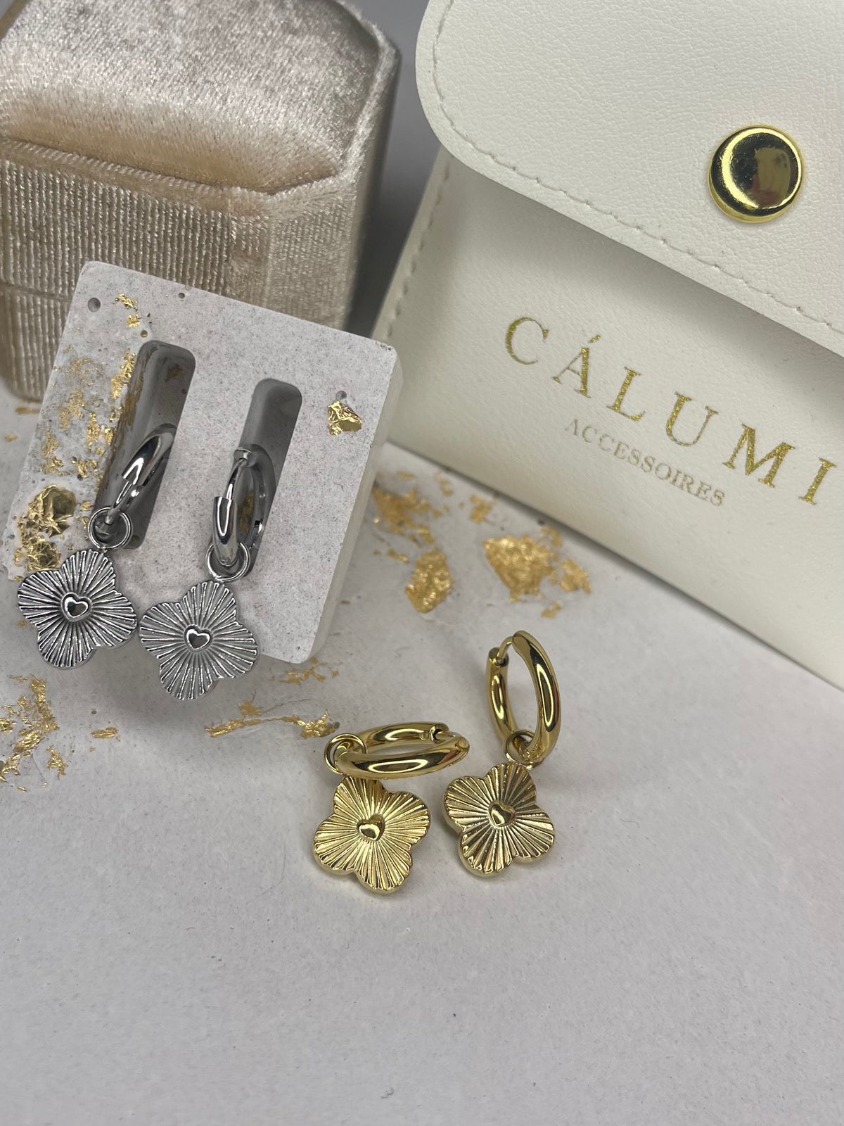 ⊹ CLAIRE Ohrringe Gold & Silber ⊹