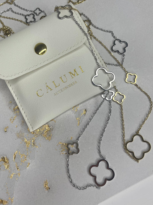 ⊹ FAÉ Long Kette Gold & Silber ⊹