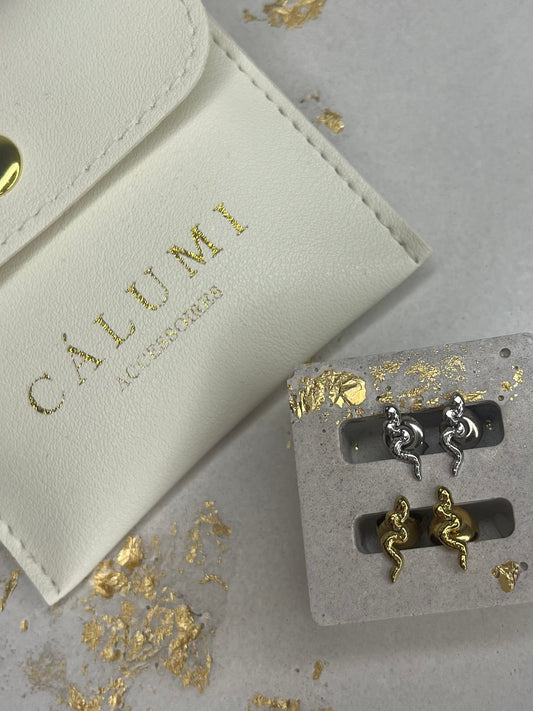 ⊹ SNAKE Ohrringe Gold & Silber ⊹