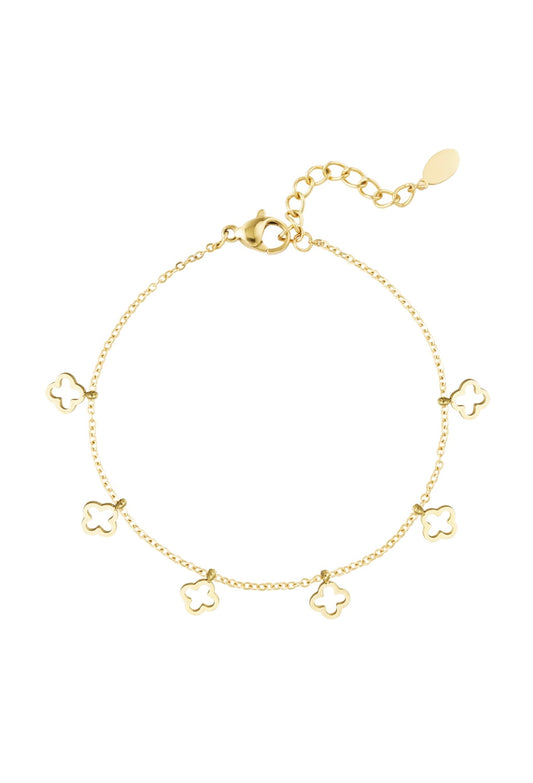 ⊹ FLÉAR Armband Gold ⊹