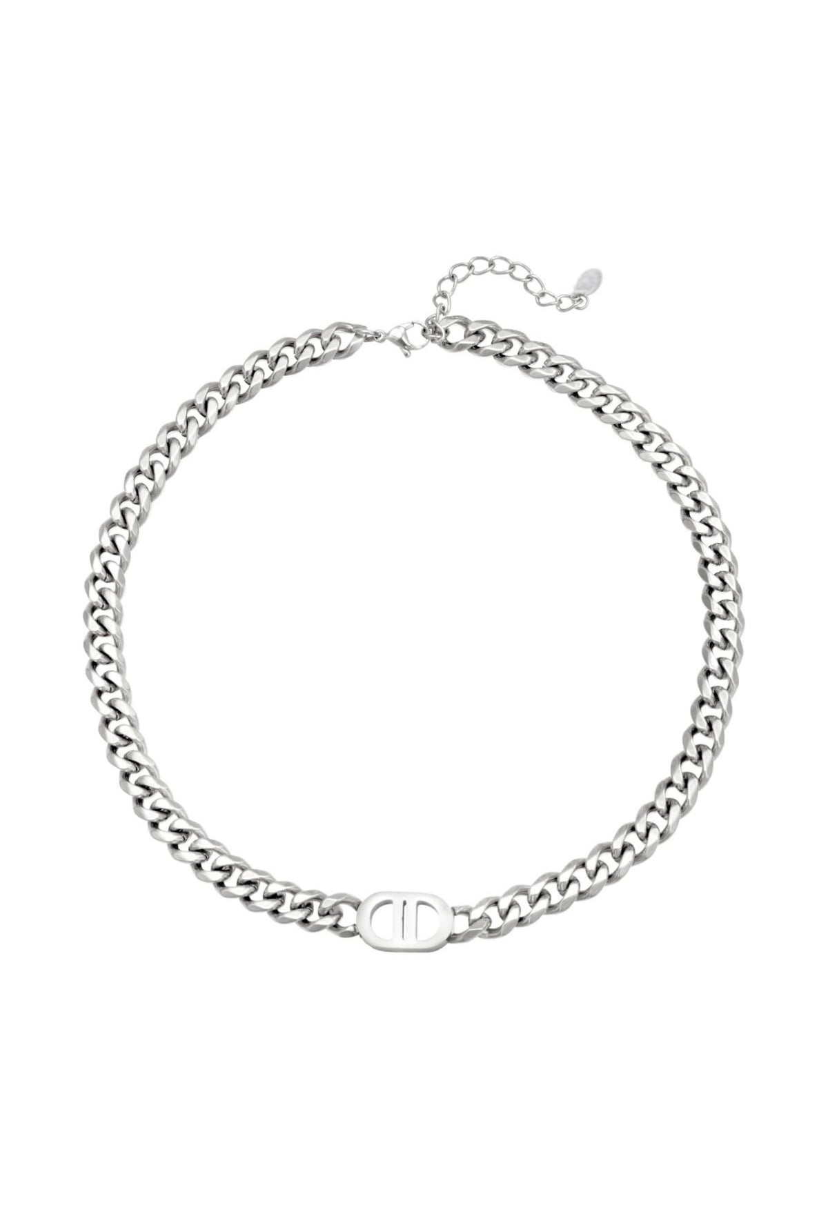 ⊹ CASSIE Statement Halskette Silber ⊹