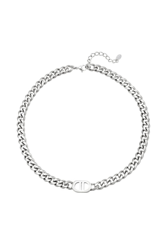⊹ CASSIE Statement Halskette Silber ⊹